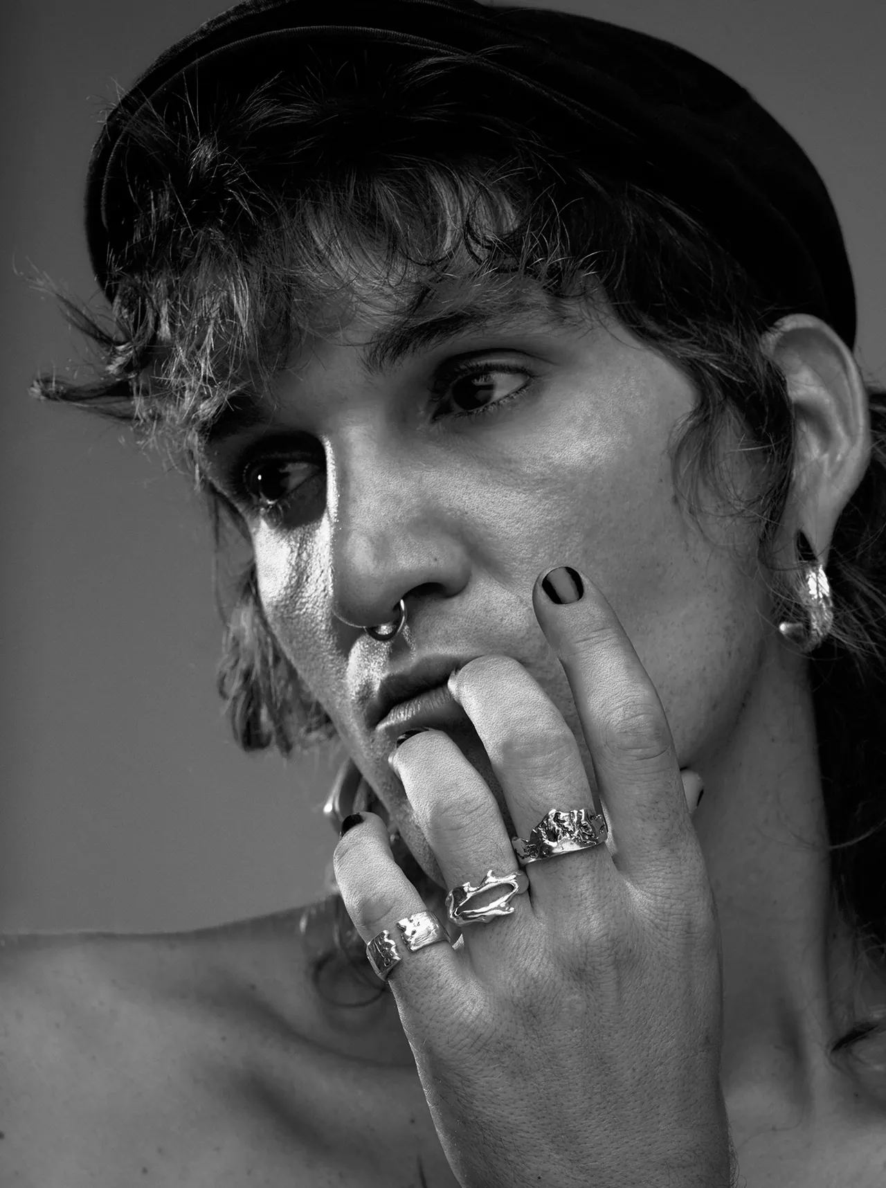 Pulse lookbook: Indigo handcrafted silver jewelry as a nonconforming manifesto