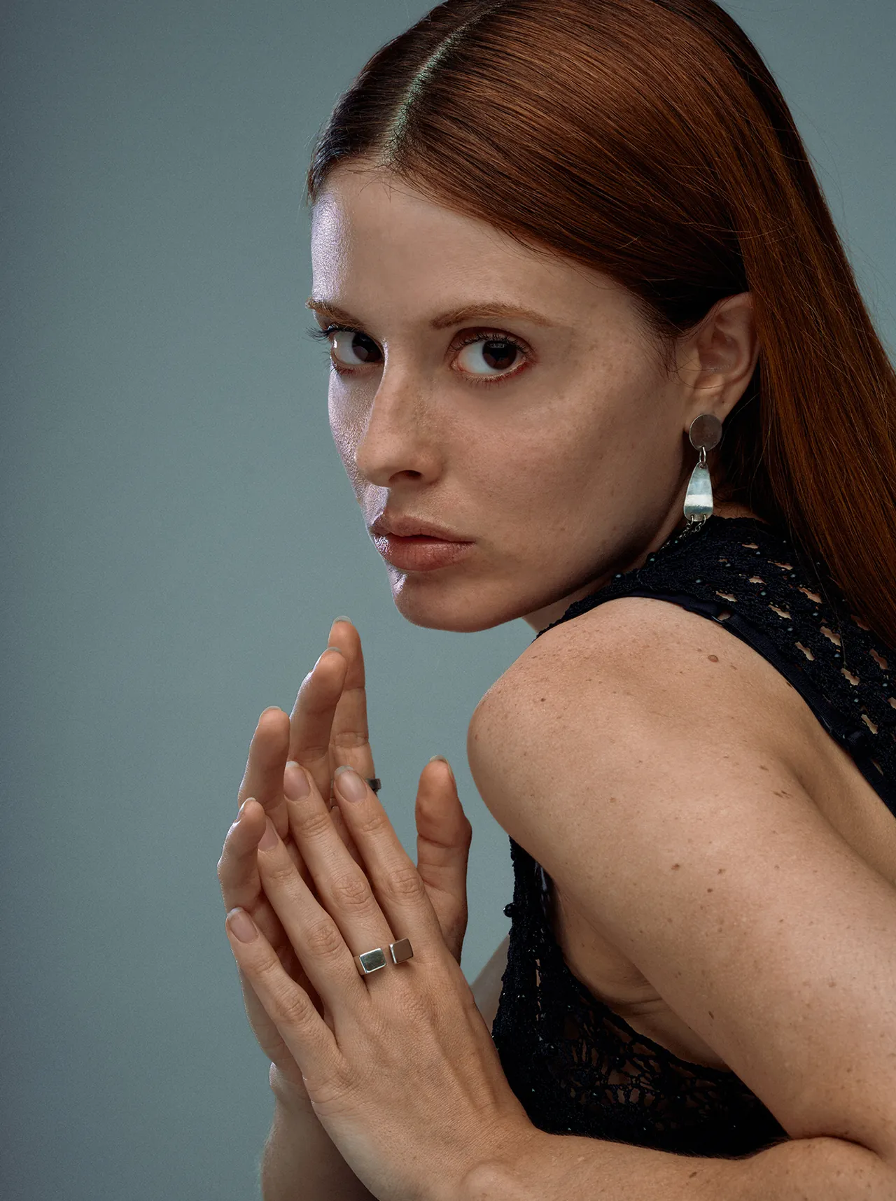 Whisper lookbook: Indigo handcrafted silver jewelry living in imperceptible details
