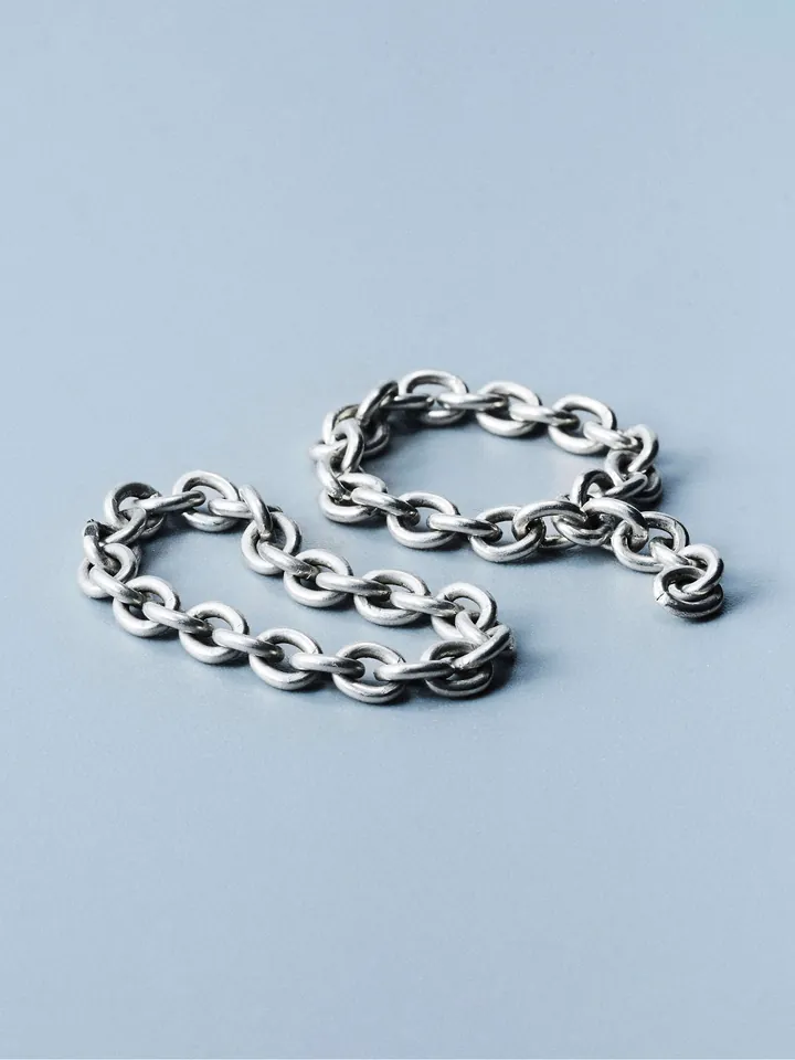 Chains ring, handcrafted sterling silver 925 by Indigo